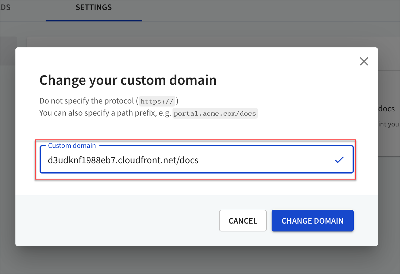 AWS CloudFront setup