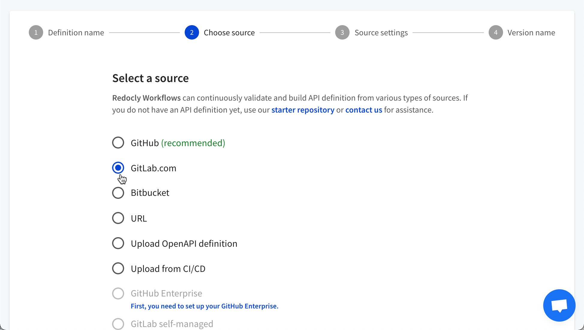 Connect GitLab