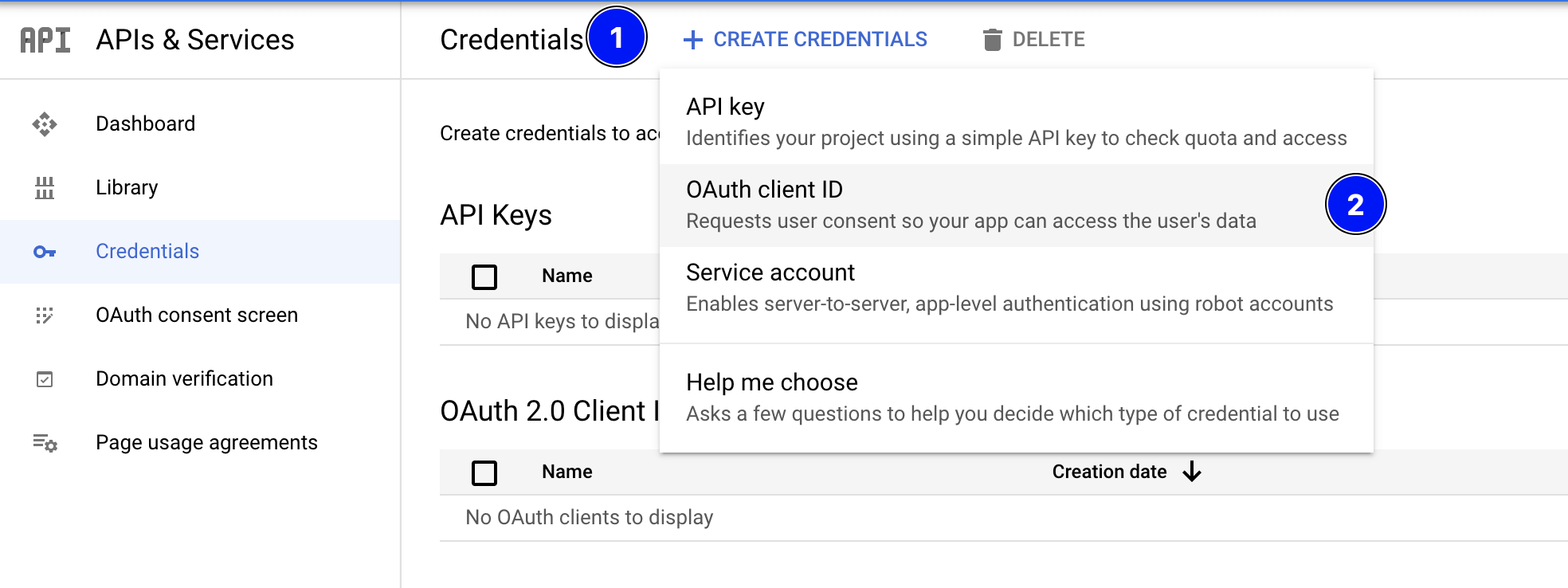 oauth client credentials
