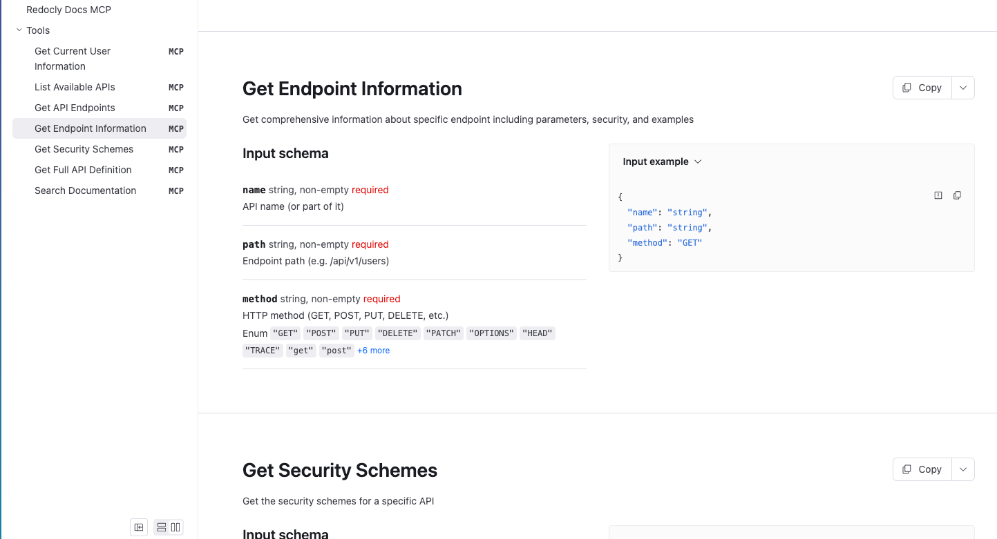 Example MCP docs
