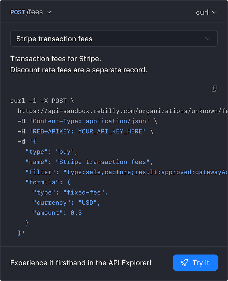 Auto-generated code samples