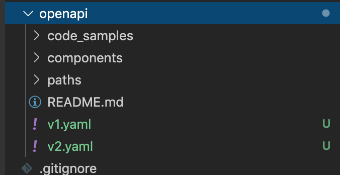 root file approach to versioning