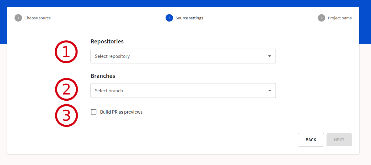 Source Settings Azure