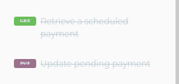 Screenshot of deprecated attributes